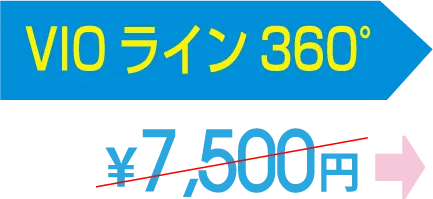 VIOライン360° 7500円