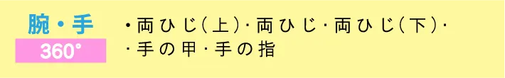 腕・手